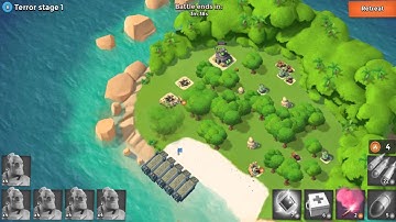 Boom Beach Gameplay Walkthrough - Terror Stage 1 for Android/IOS