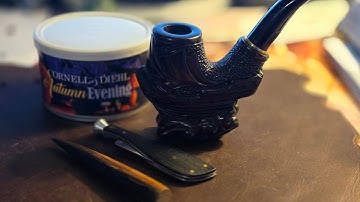 The Ghost Ship Tobacco Pipe with Cornell and Diehl Autumn Evening pipe tobacco 