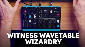 Waldorf Protein Wavetable Synthesizer Demo: 5 Unique Sounds to Supercharge Your Setup | No Talking