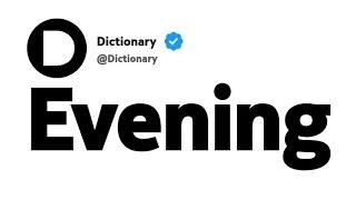 Evening Synonyms | Similar Words 