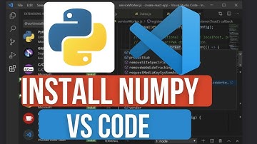 How to Install NumPy in VS Code | Fix ImportError: No Module Named NumPy