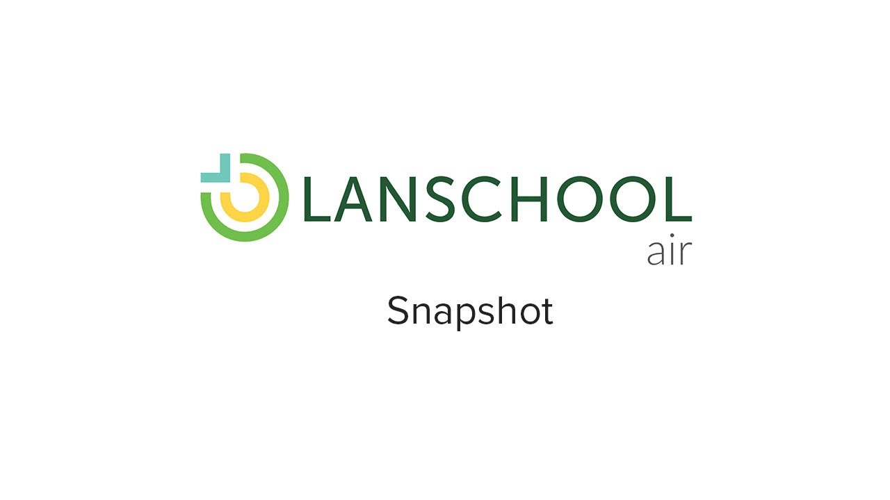 LanSchool Air Feature - Snapshot - YouTube