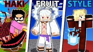 Choose Your Random Haki, Devil Fruit and Fighting Style, Then Battle!