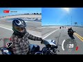 Riding the Daytona International Speedway during the Harley Davidson Fan Experince