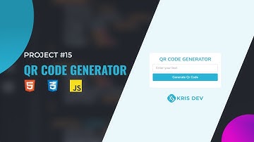 Simple html css javascript project for beginners make a qr code generator