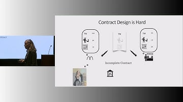 Gillian Hadfield "Incomplete Contracts and AI Alignment" (Disc: Paul Milgrom)