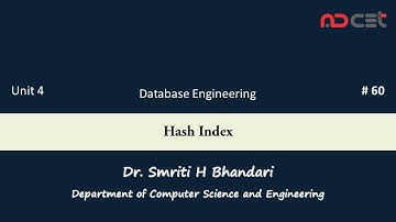 # 60-1 - Hash Index
