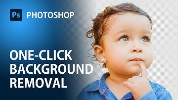 One-click background removal in Photoshop automatically