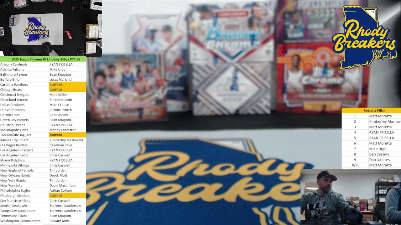 Wednesday Night Breaks with Rhody!!  Bowman NBA Release Day, and More!!