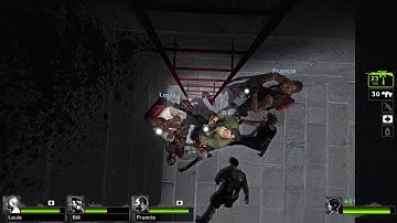 Left 4 Dead 2 Campaign Gameplay 333 - Crashing Day Part A: 2: The Bridge