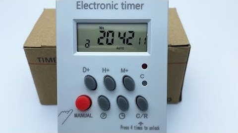 Bộ Công Tắc Hẹn Giờ Cho Máy Bơm, Cửa Cuốn – Hàng Chính Hãng, Tiện Lợi