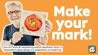 Information Draw along with Peter H. Reynolds, author/illustrator of “The Dot” for International Dot Day! Guide