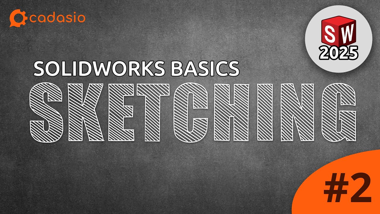 SolidWorks Beginner Tutorial - Sketching Basics - Part 2 - YouTube