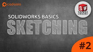 SolidWorks Beginner Tutorial - Sketching Basics - Part 2
