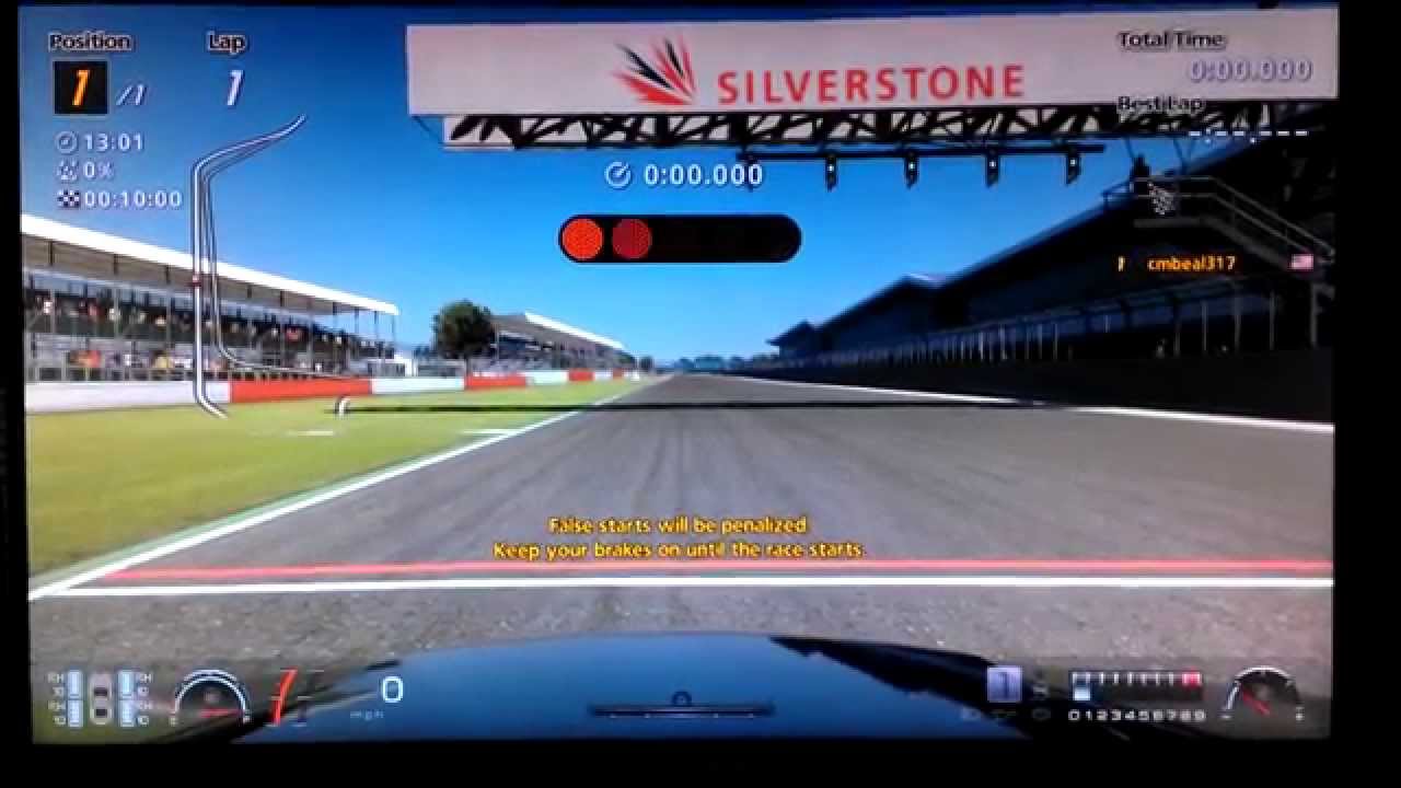 Gran Turismo 6 1.07 Grid Start with False Start Check Lights YouTube