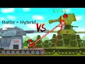 Ratte + Monster Hybird vs kv-44