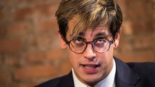 Milo Yiannopoulos attacks the media in a press conference