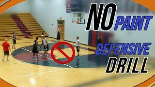 The "No Paint" Defense Drill