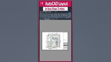How to Create a Layout in AutoCAD | AutoCAD tutorial For Beginners #autocadpagesetup #autocadlayout
