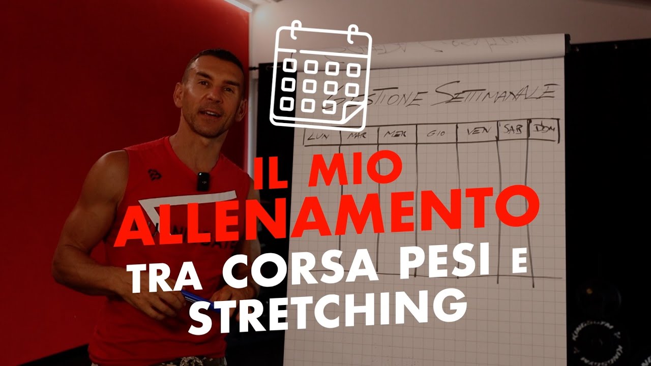 Come gestisco la mia settimana tra Corsa, Pesi e Stretching - YouTube