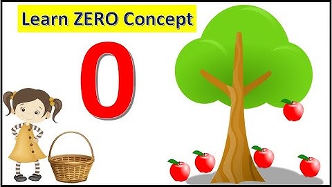 Zero concept|Concept of Zero|Number 0 for Kids|Zero concept for Kindergarden|Basic Maths|Zero number