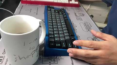 DGL 660 Blue keyboard (anodizing version)
