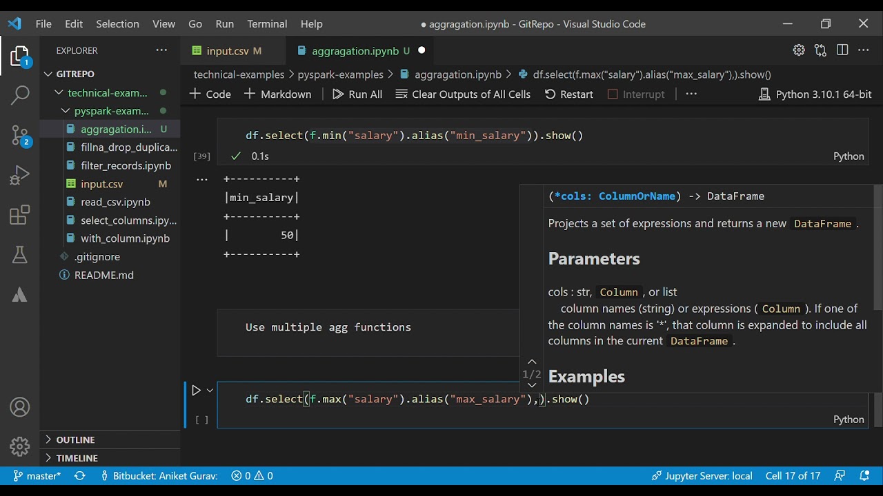 Pyspark Examples - How To Use Aggregation Functions Dataframe (Sum,Mean,Max,Min,Groupby) - Spark Sql