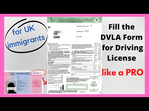 How to fill Provisional Driving License Form for Immigrants - | Living in the UK as a Foreigner