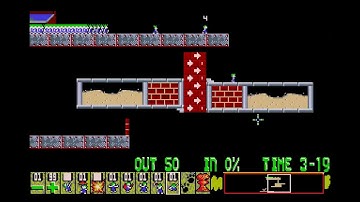 Custom Lemmings Level - Pedantic Lemmings by Akseli (@JuhoAkseli)
