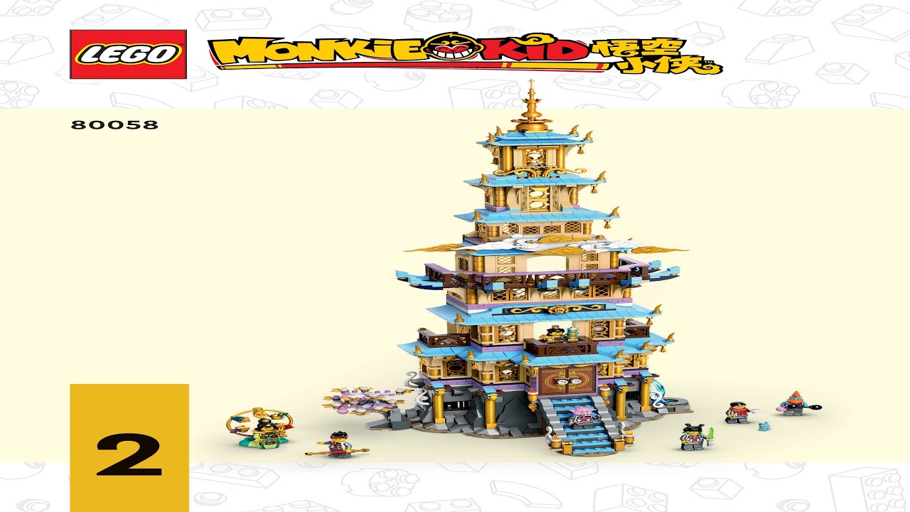 LEGO instructions - Monkie Kid - 80058 - Celestial Pagoda (Book 2 ...