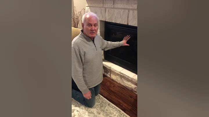 Electric start gas fireplace