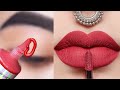 Easy makeup transformation  10 top eye  lipstick makeup tutorial  nails inspiration