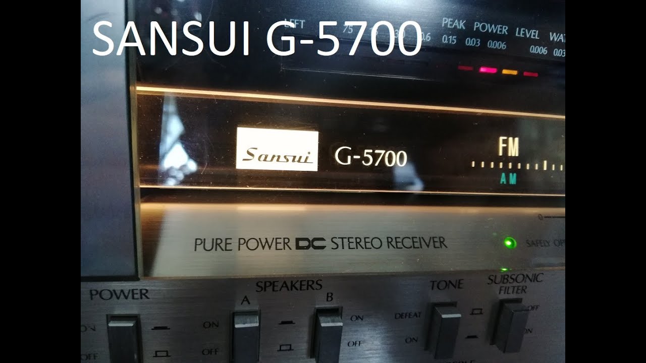 Sansui G-5700. Naprawa i przegląd.