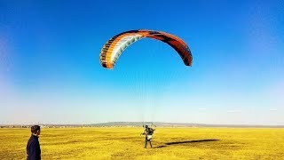КАНСК- полет на параплане Апрель - (открытие сезона) 2018г- HD