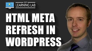 How to create an HTML meta refresh on your WordPress blog | WP Learning Lab screenshot 3