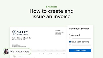 Creating & Issuing an Invoice