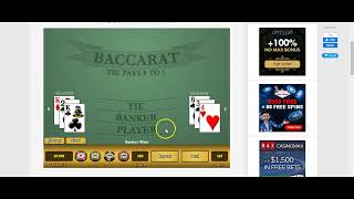 Baccarat Super Conservative 'Paycheck Replacement' Method