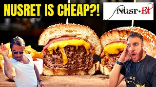 Nusr'Et Burger | OVERRATED OR NOT (EP 2) (Salt Bae, worth it?!)