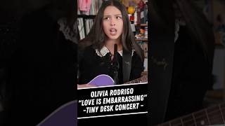 Olivia Rodrigo - &quot;Love Is Embarrassing&quot; -Tiny Desk Concert - #NPR with Lyrics