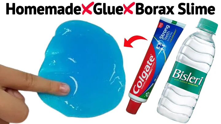 I tried to make slime without Glue or borax/How to make toothpaste & Water Slime at home easy ASMR