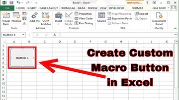 How to Create a Custom Macro Button in Excel - how to create macro buttons in excel worksheets