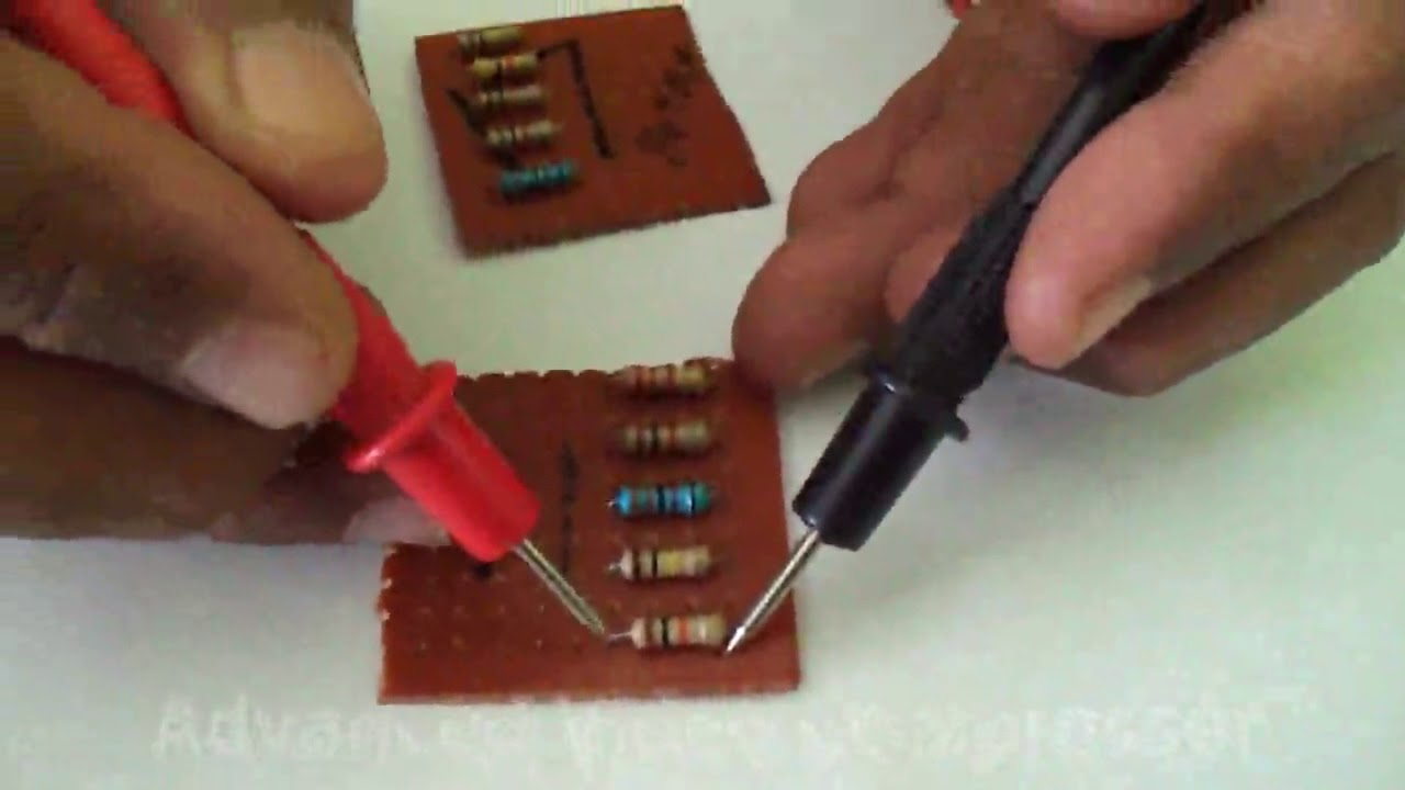 Cara Mengukur Resistor Dengan Multimeter Youtube