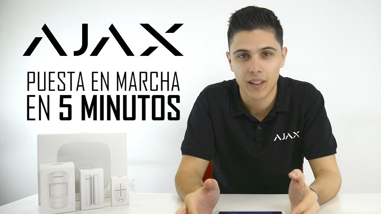 Kit de alarma Ajax – Básico + teclado + sirena interior + 3 volu –