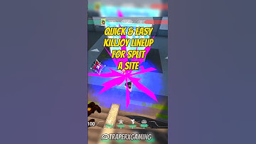 QUICK & EASY KILLJOY POSTPLANT LINEUP FOR SPLIT A SITE #shorts #valorant #valorantclips #killjoy