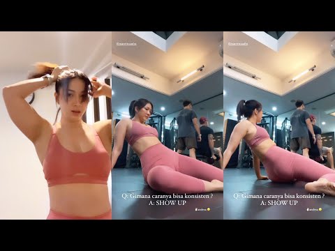 andrea dian pemanasan body cantik sebelum olahraga