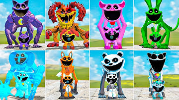 NEW EVERY GIANT SMILING CRITTERS MONSTERS POPPY PLAYTIME CHAPTER 3 In Garry