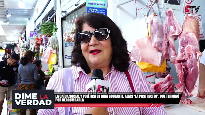 REPORTERA DE “CTV PERÚ” DESMIENTE A BOLUARTE CON SUS FALSEDADES DE LA SOPA, SEGUNDO Y “POSTRECITO”