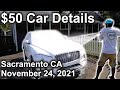 $50 Car Detail Event in Sacramento CA - November 24, 2021