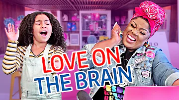 Powerful 8 y/o SINGS Rhianna LOVE ON THE BRAIN w/Vocal Coach