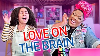 Милая 10-летняя девочка поет LOVE ON THE BRAIN Рианны с педагогом по вокалу